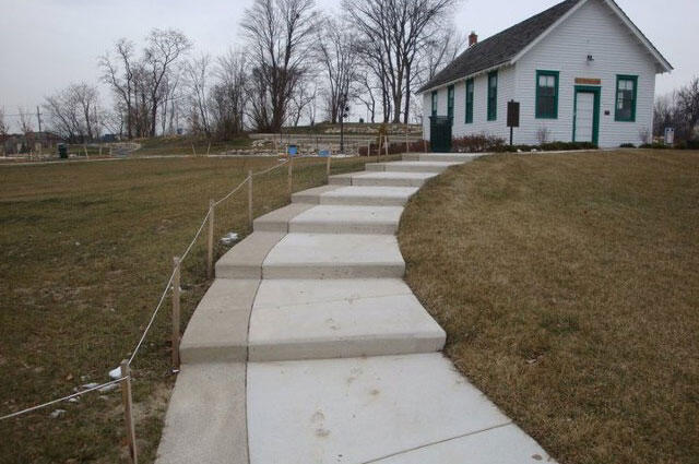 concrete stairs